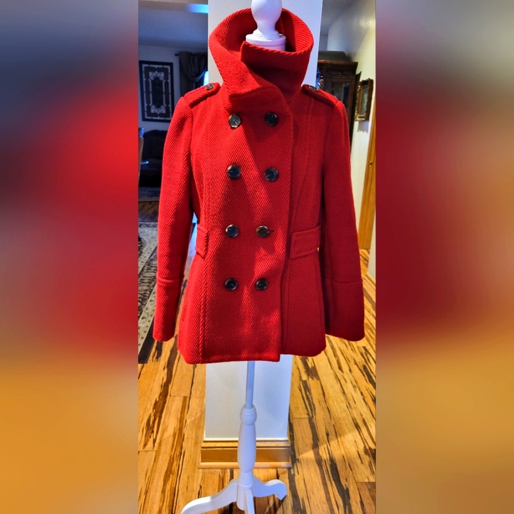 Ann Taylor Loft winter coat, size M wool and polyester